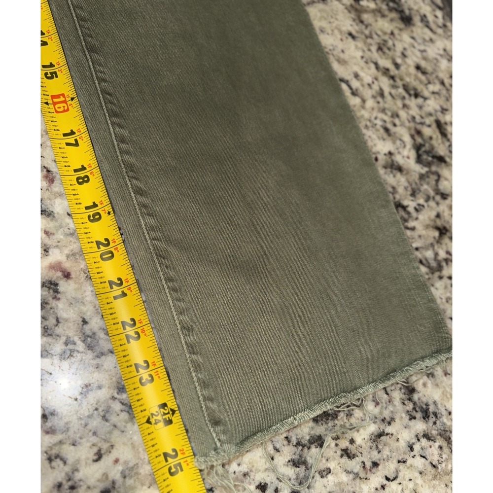 Joe's Jeans The Blake High Rise Wide Leg Crop Jeans Burnt Olive Green Size 26 - Picture 11 of 11